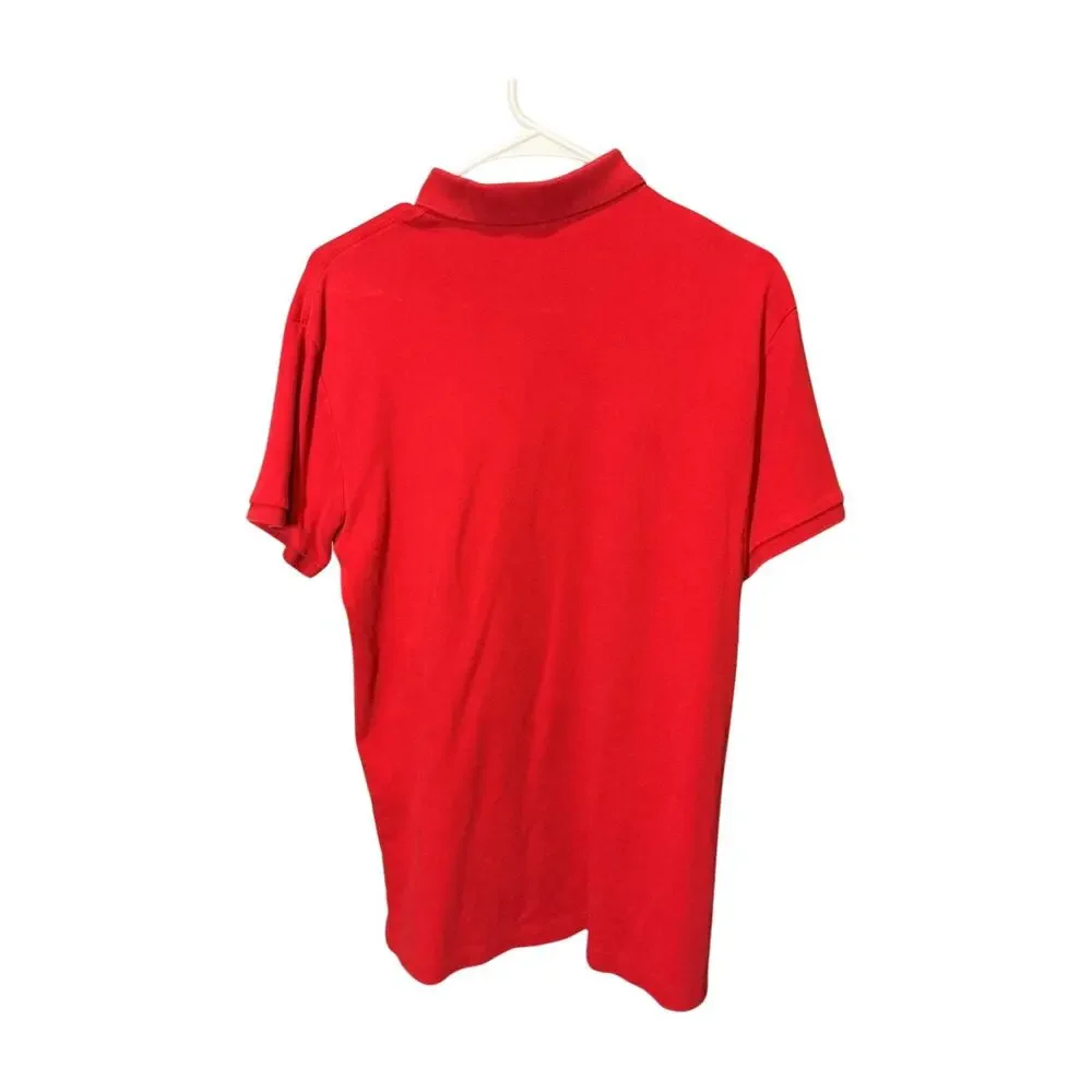 Polo Ralph Lauren Polo Short Sleeve Classic Fit Blue Pony Red Shirt Size M